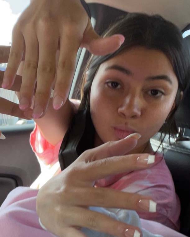 Isabela Guerrero ‘24 got her nails done with her allowance money. 