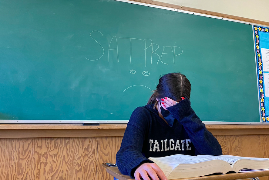 Maya Ismail ‘22 dreaded studying for the SAT. Would preparing for an online-version of the test been easier? Or harder?