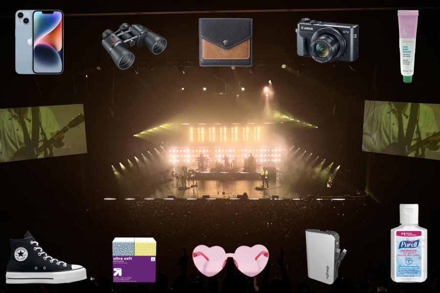 From feather boas to binoculars, there are some key items to help make your concert experience amazing.
