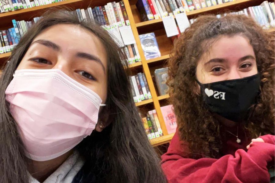 Back in the fall of 2021, after more than a year of Zoom school, Gaby Munguia ‘23 and Isabella Mehrabian ’23 were thrilled to finally be back on campus.