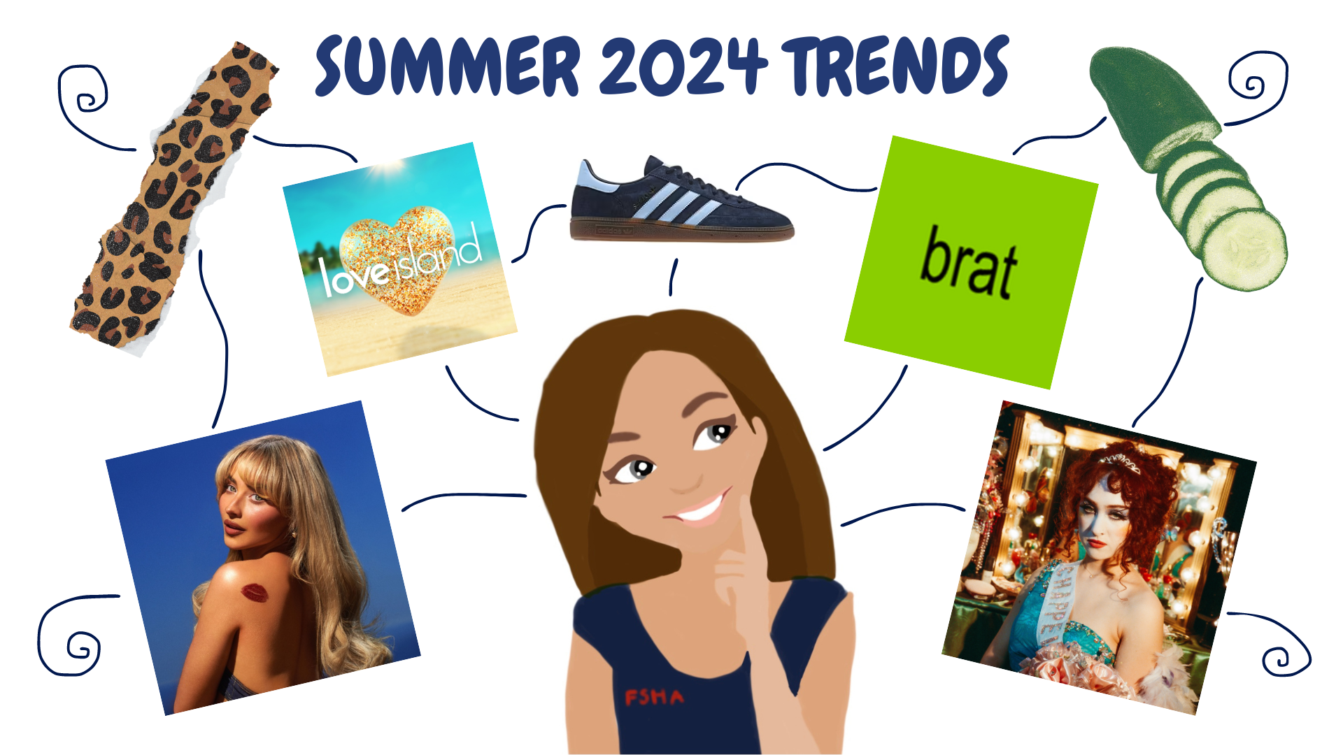 A fellow Tolog surrounded by the best 2024 summer trends.
