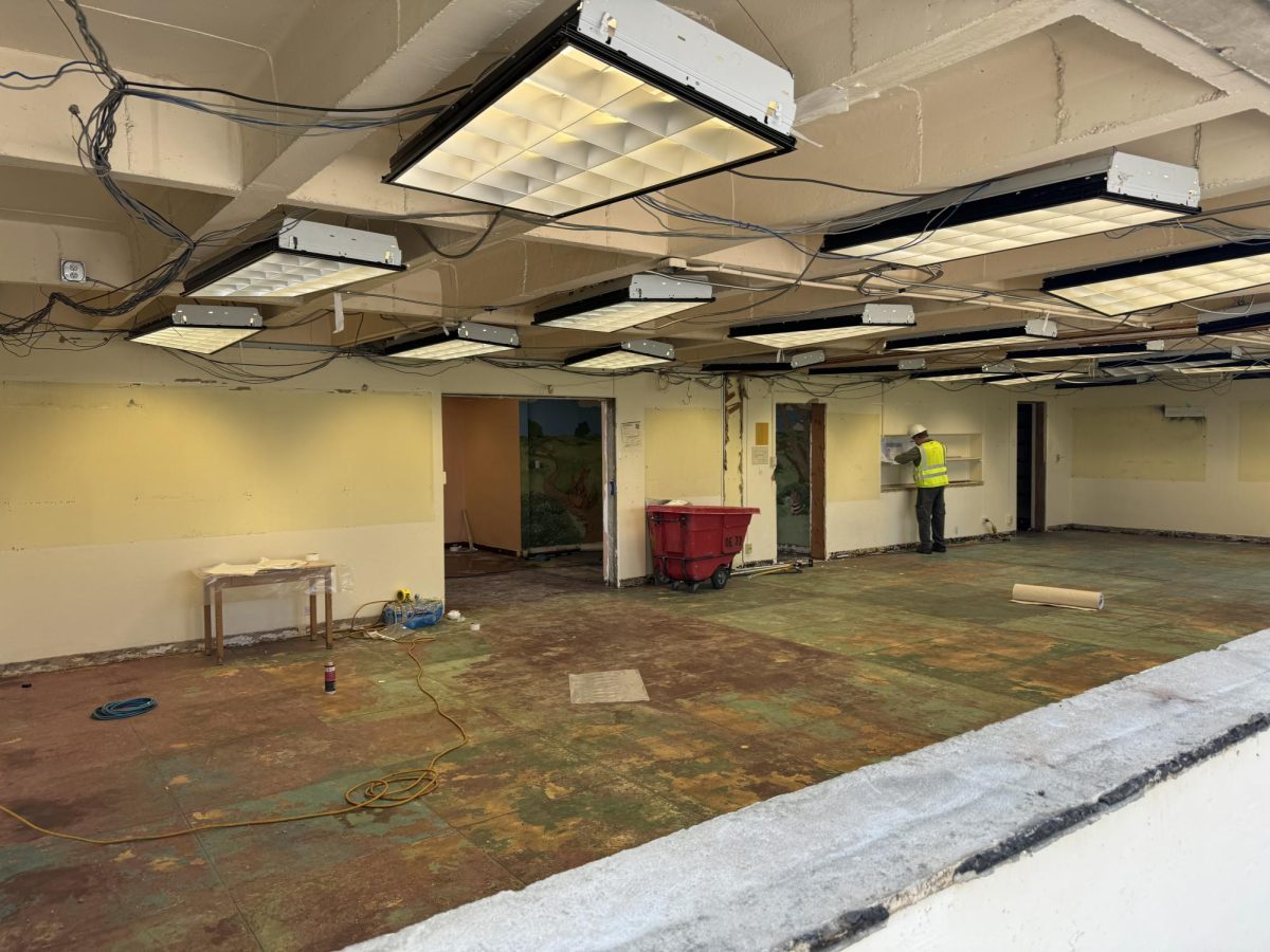 Math classrooms before the new look...

Photo by Eric Pivovaroff.