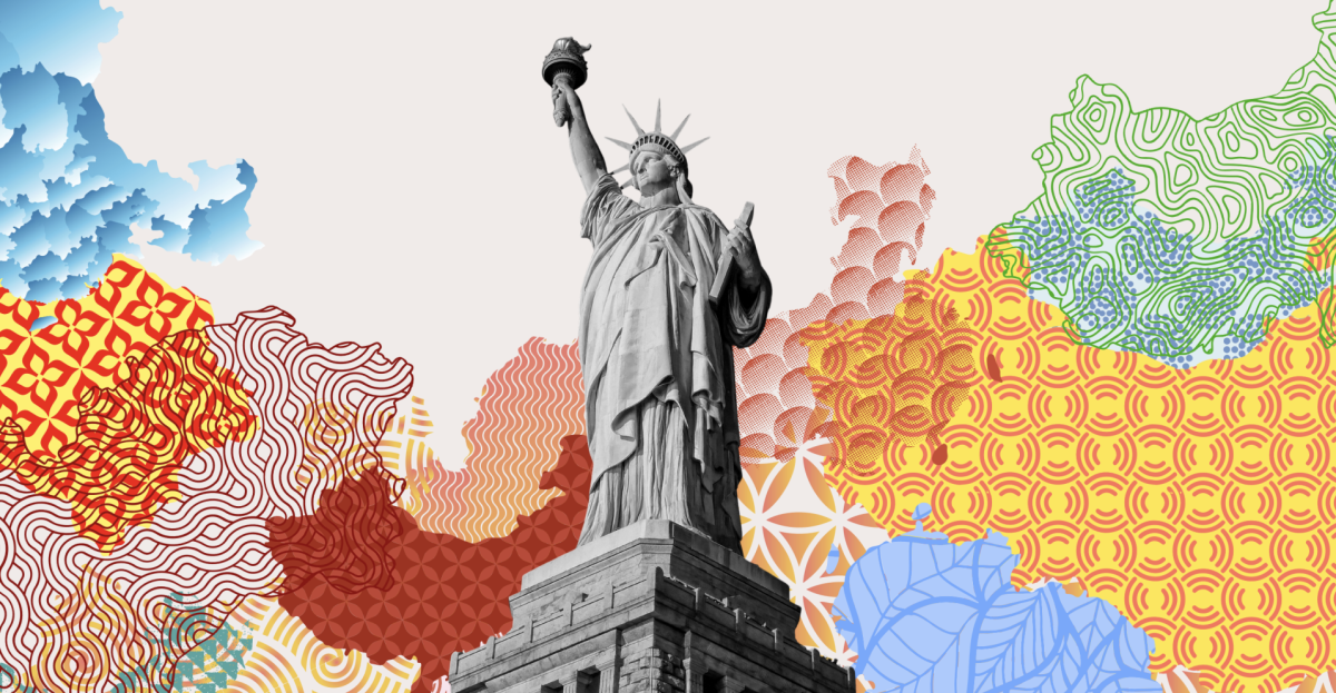 The journey for better opportunities. Graphic by Payoja Verma '27. 