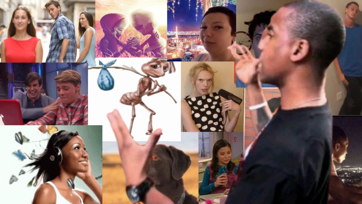 Various viral internet memes have taken over peoples humor. Is yours? Design by Mara Ocampo-Trazo ‘28. 
