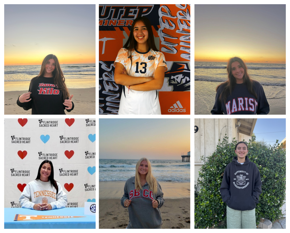 NEXT CHAPTER! The amazing senior athletes competing at the collegiate level. Photo credits to Sophia Tovar, Charlotte Rodriguez, Jacqueline Ward, Lily Waggoner, Ava McGarry and Mika Kaneko-Grun.