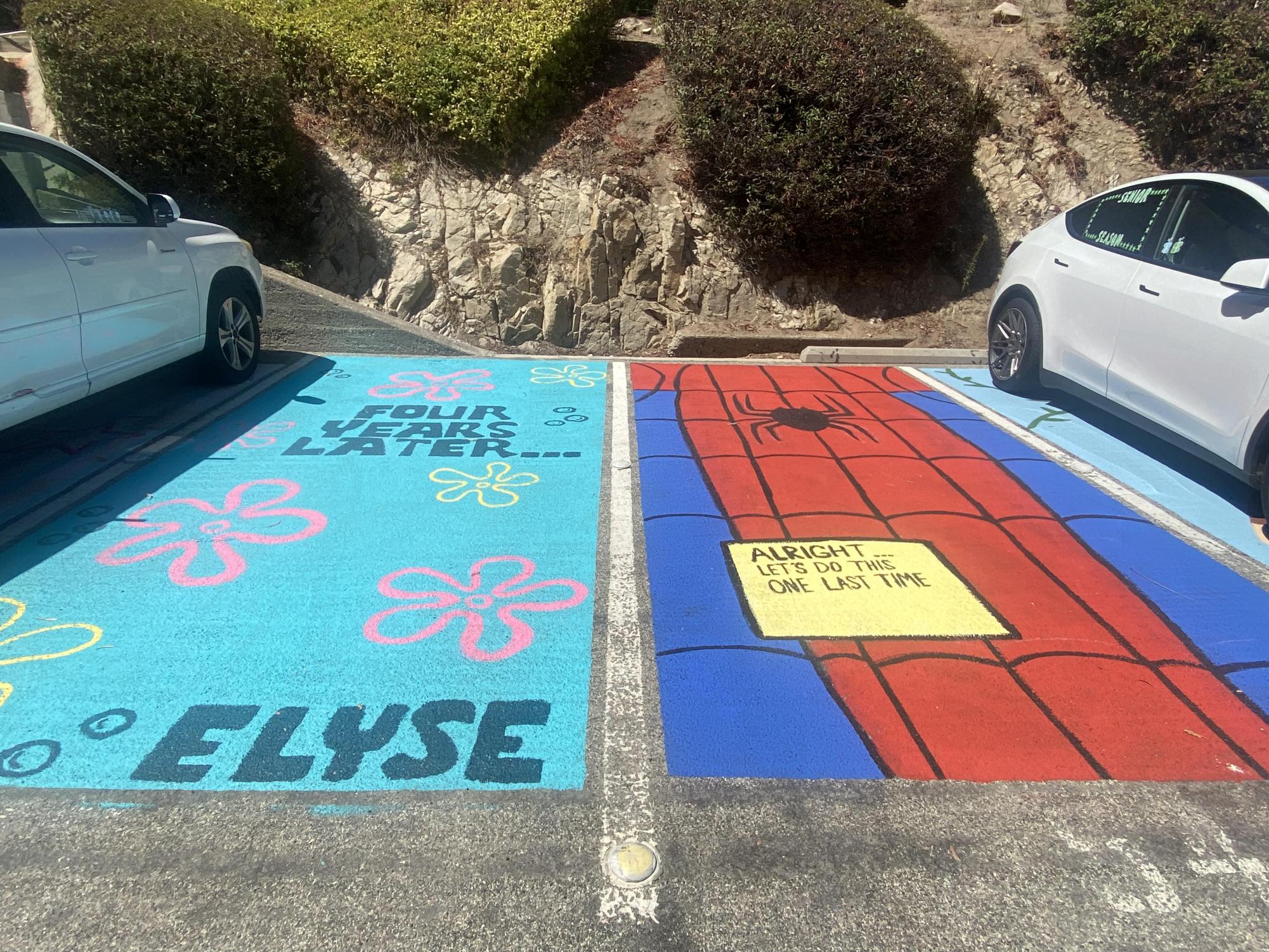 Senior parking spots have a new look this year due to FSHA's updated parking situation